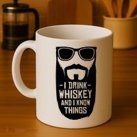 I Drink Whiskey And I Know Things Coffee Mug thumb 4