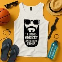 I Drink Whiskey And I Know Things Tank Top thumb 4