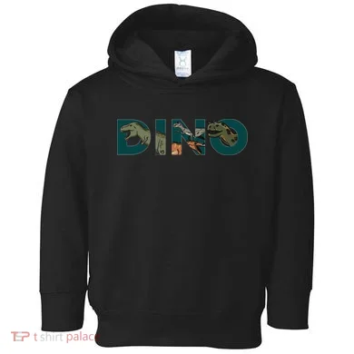 Dino Word Logo Toddler Hoodie