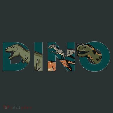 Dino Word Logo Infant Baby Jersey Bodysuit