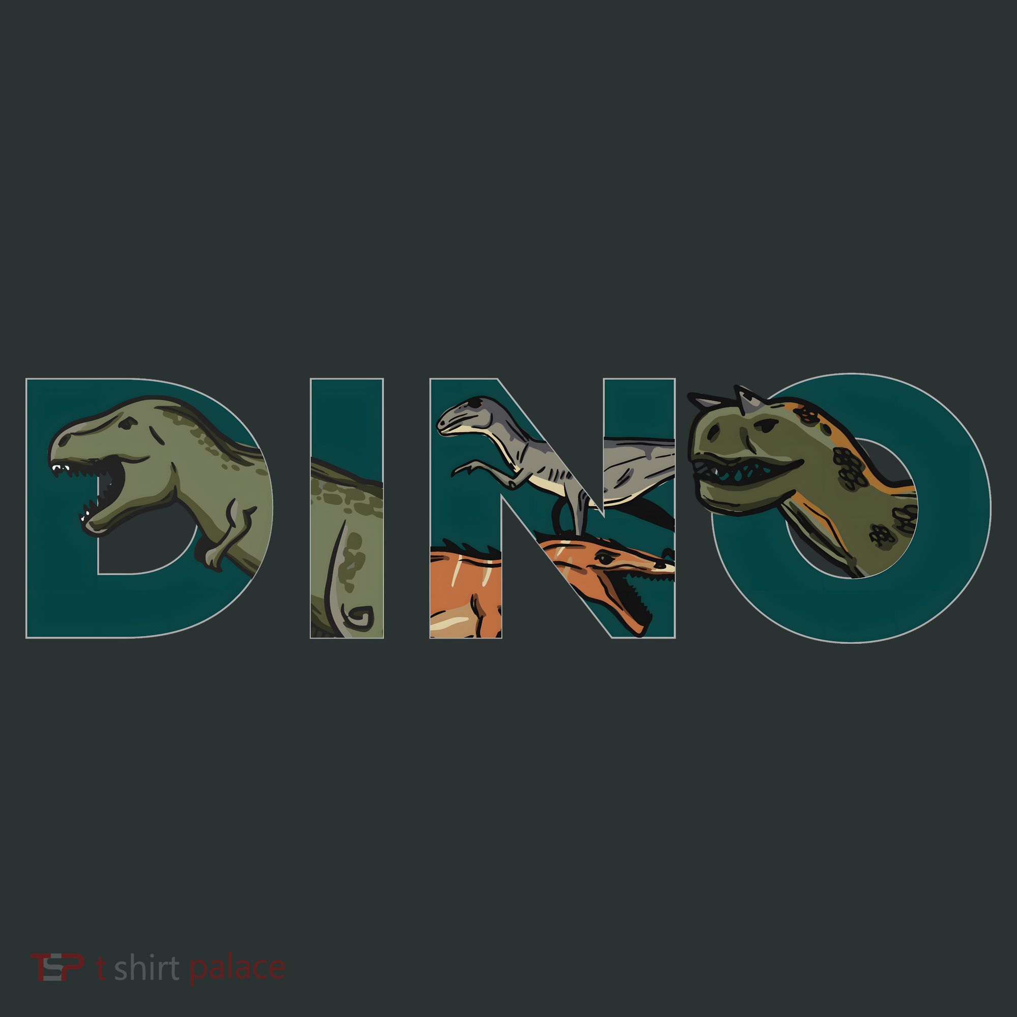 Dino Word Logo Infant Baby Jersey Bodysuit