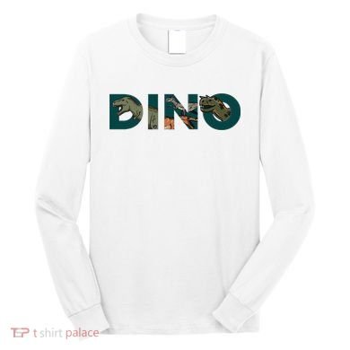 Dino Word Logo Long Sleeve Shirt