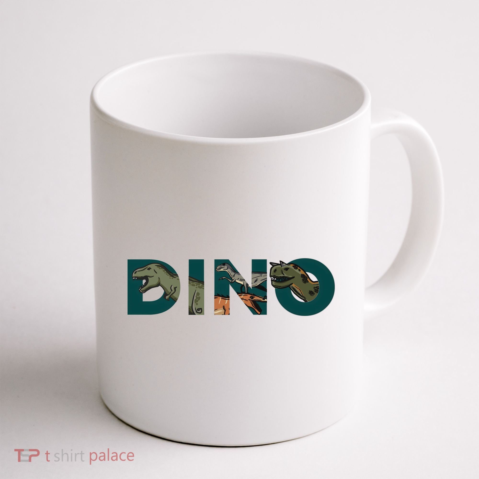 Dino Word Logo Coffee Mug