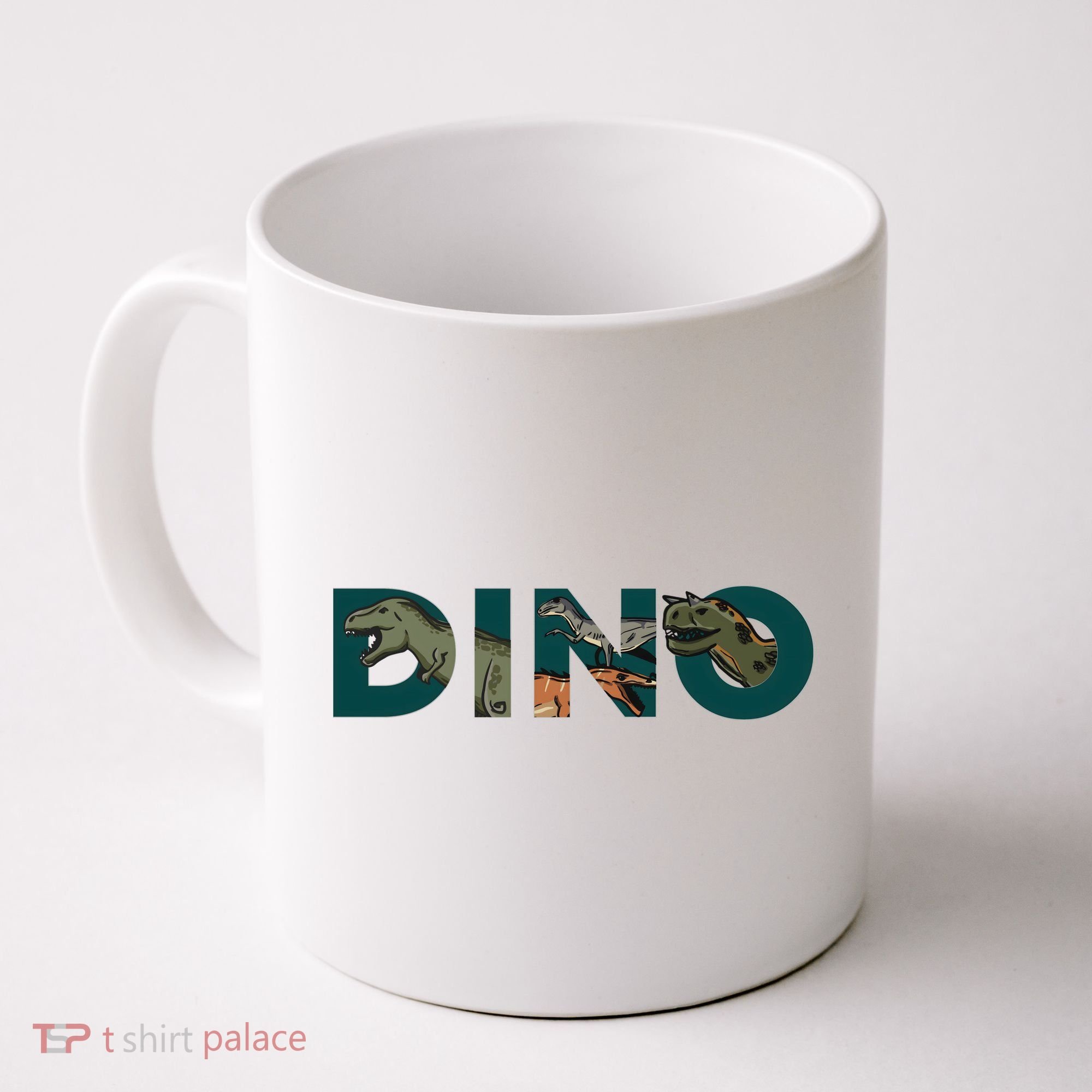 Dino Word Logo Coffee Mug