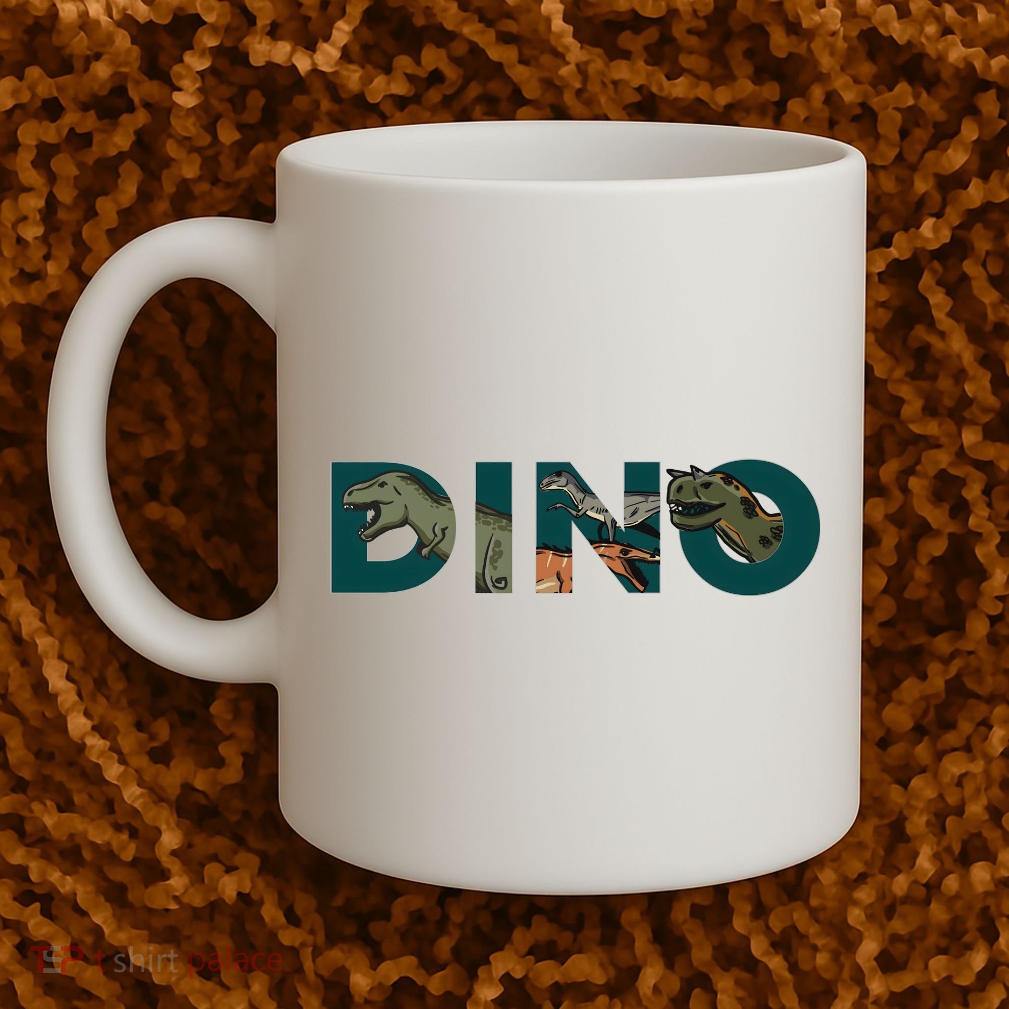 Dino Word Logo Coffee Mug