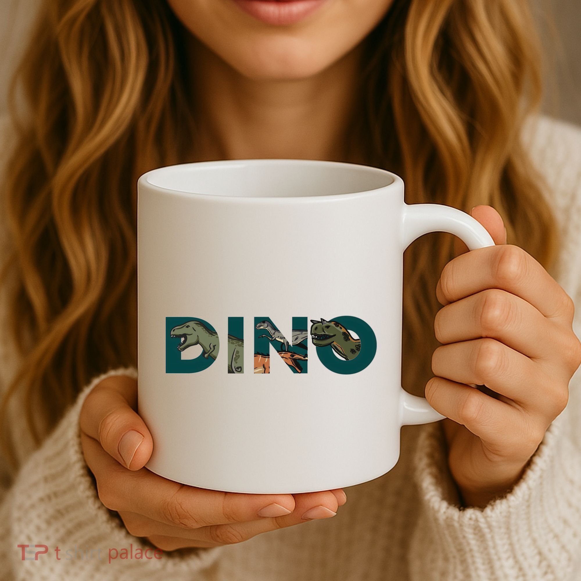 Dino Word Logo Coffee Mug