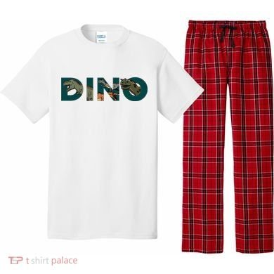 Dino Word Logo Pajama Set