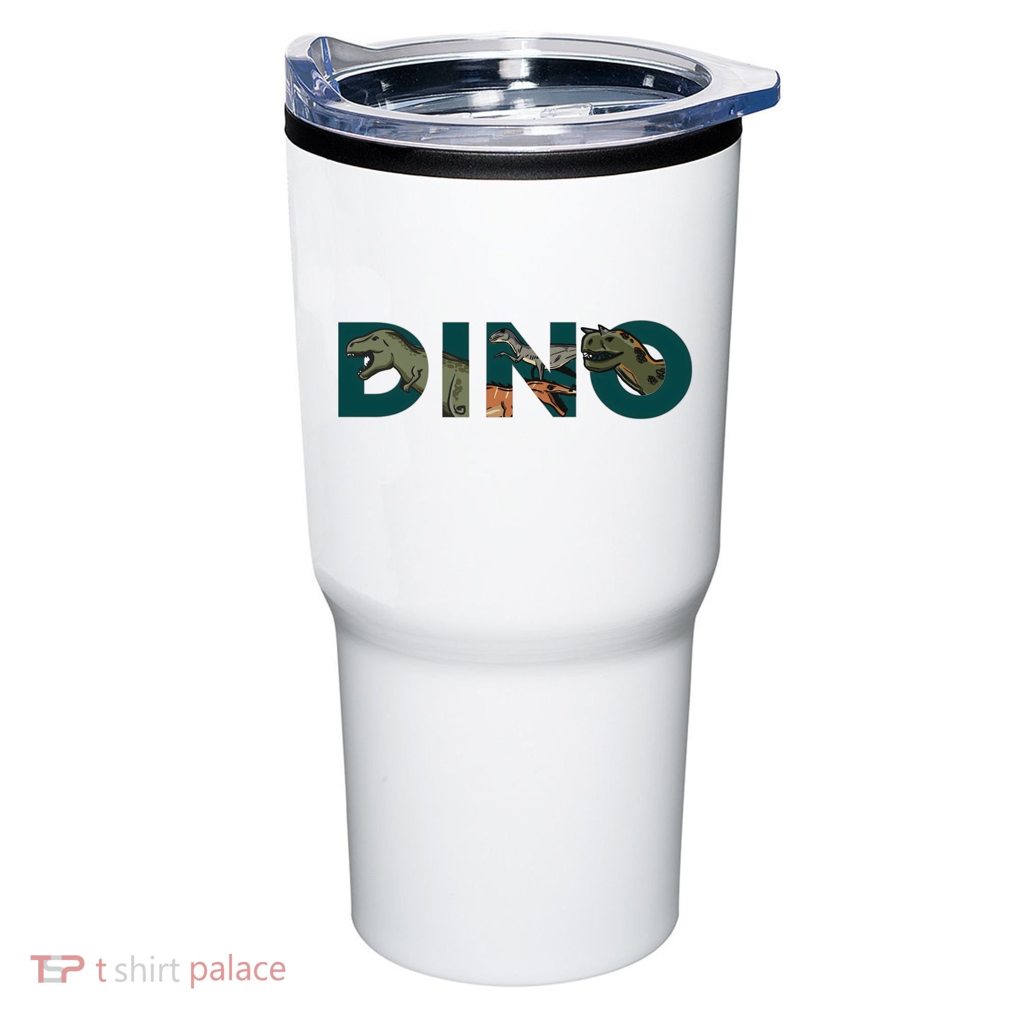 Dino Word Logo Tumbler
