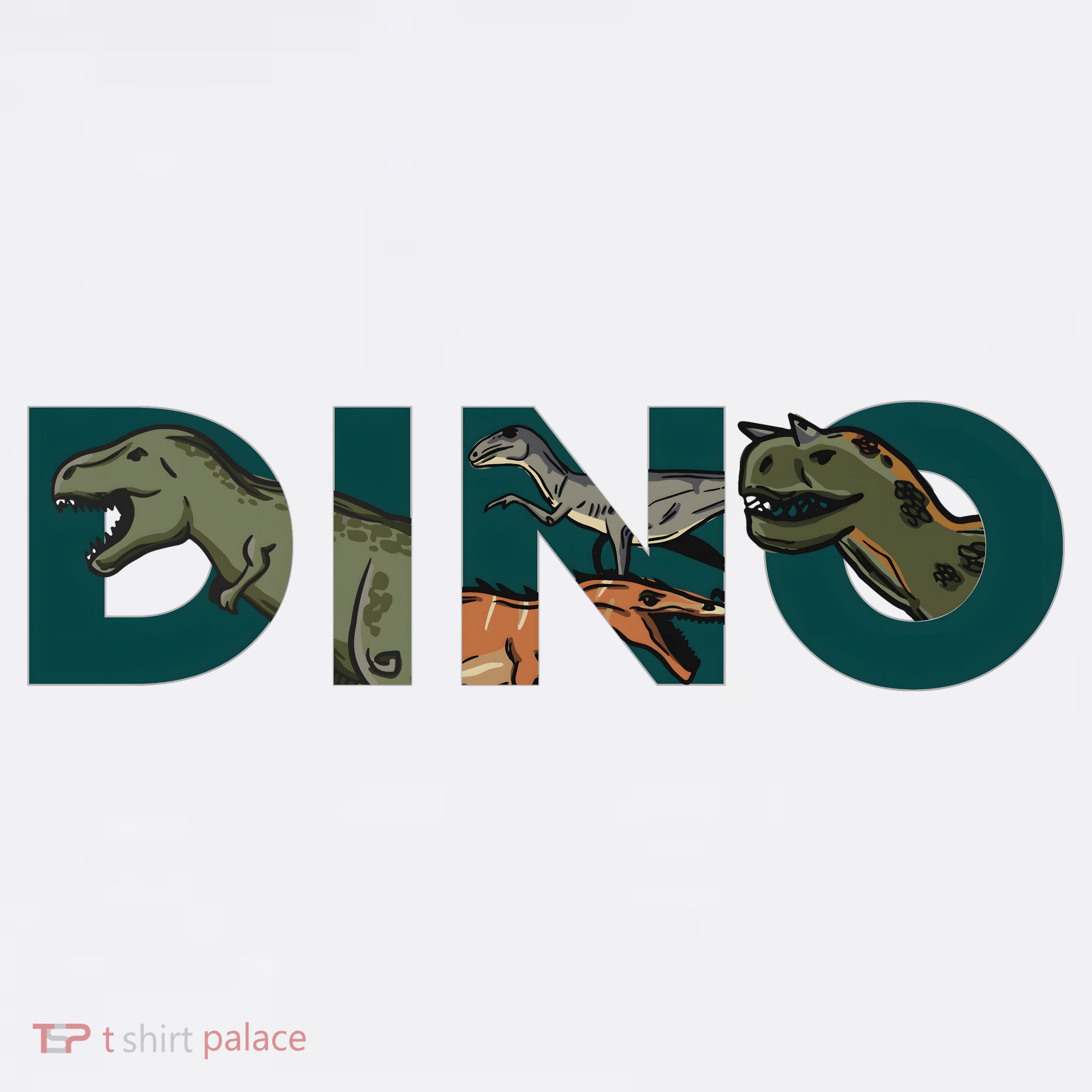 Dino Word Logo Tank Top