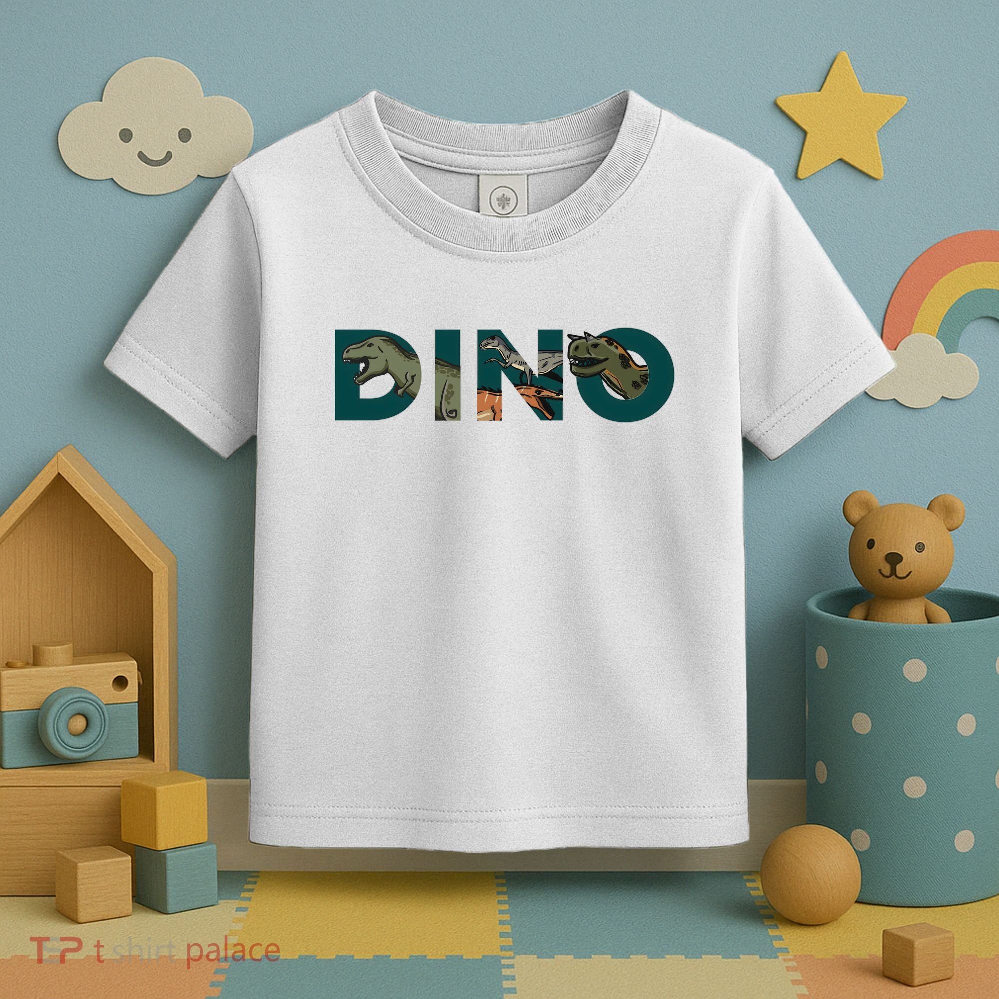 Dino Word Logo Toddler T-Shirt