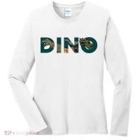Dino Word Logo Women's Long Sleeve Shirt thumb 0