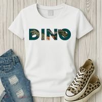Dino Word Logo Women's T-Shirt thumb 3