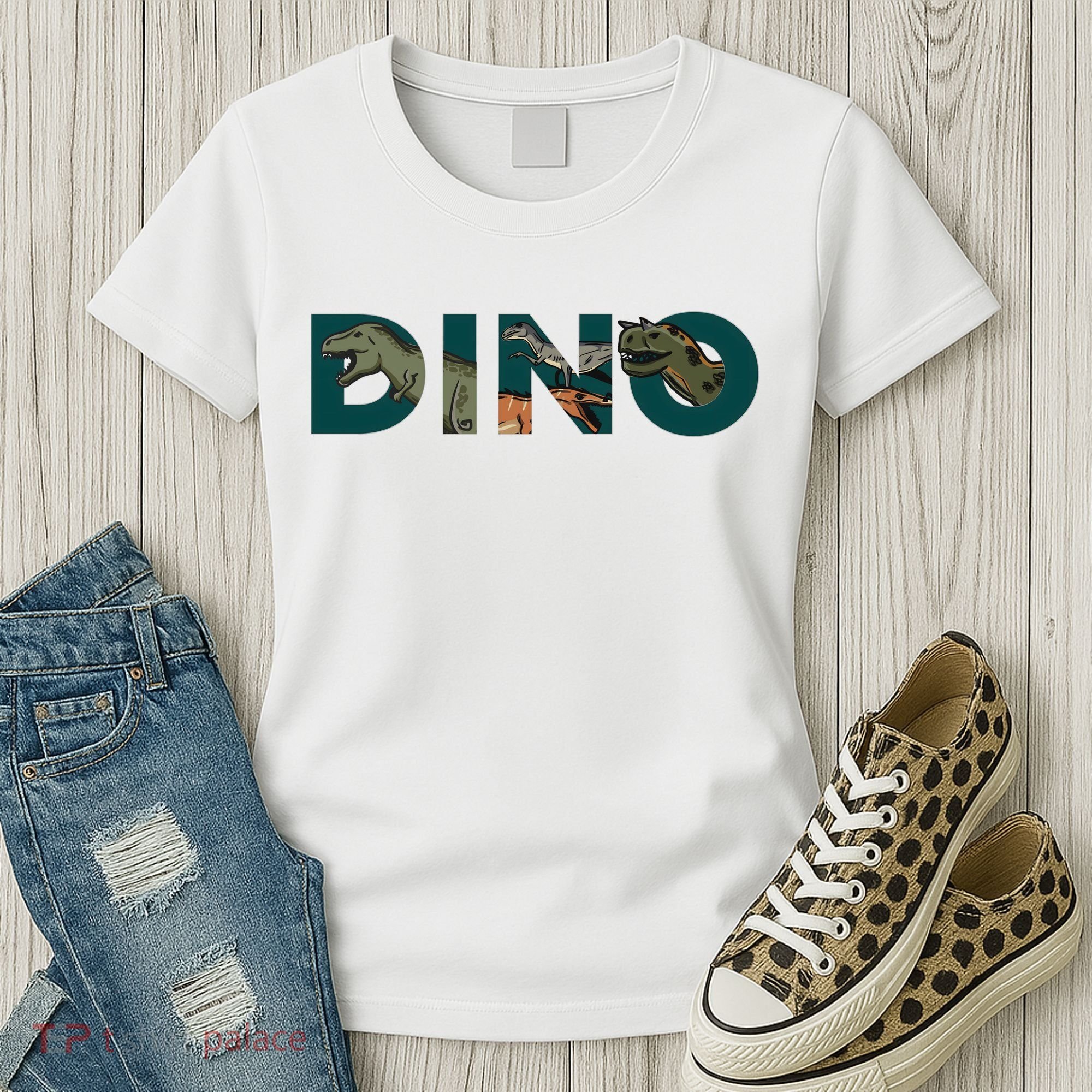 Dino Word Logo Women's T-Shirt