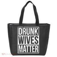 Drunk Wives Matter Funny Drinking Gift Tote Bag thumb 0