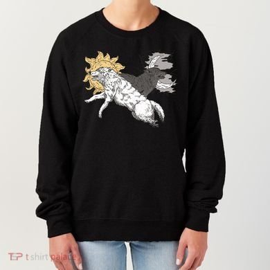 Double Wolf Moon Sun Women's Sweatshirt