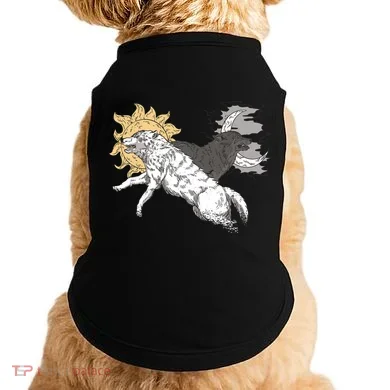 Double Wolf Moon Sun Doggie Tank