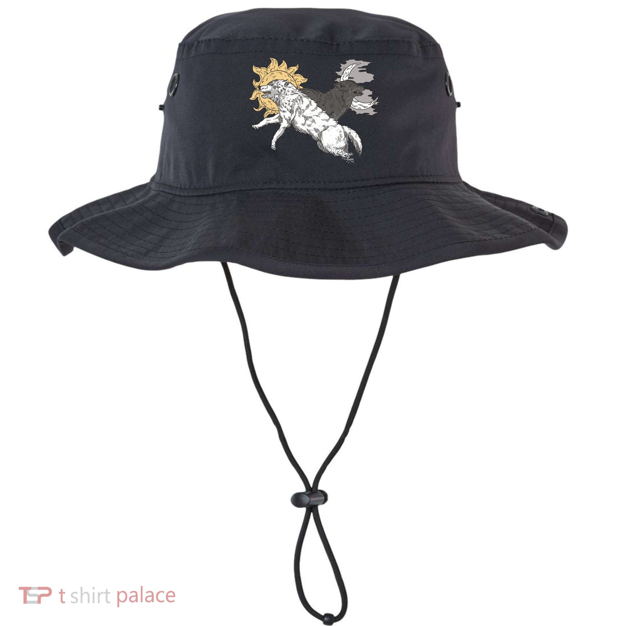 Double Wolf Moon Sun Bucket Hat
