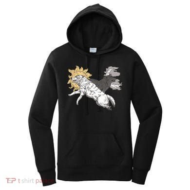 Double Wolf Moon Sun Women's Hoodie