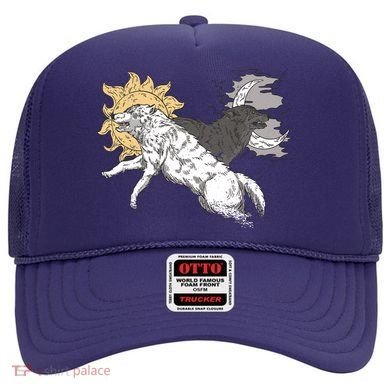Double Wolf Moon Sun Hat