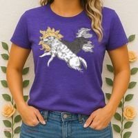 Double Wolf Moon Sun Women's T-Shirt thumb 2