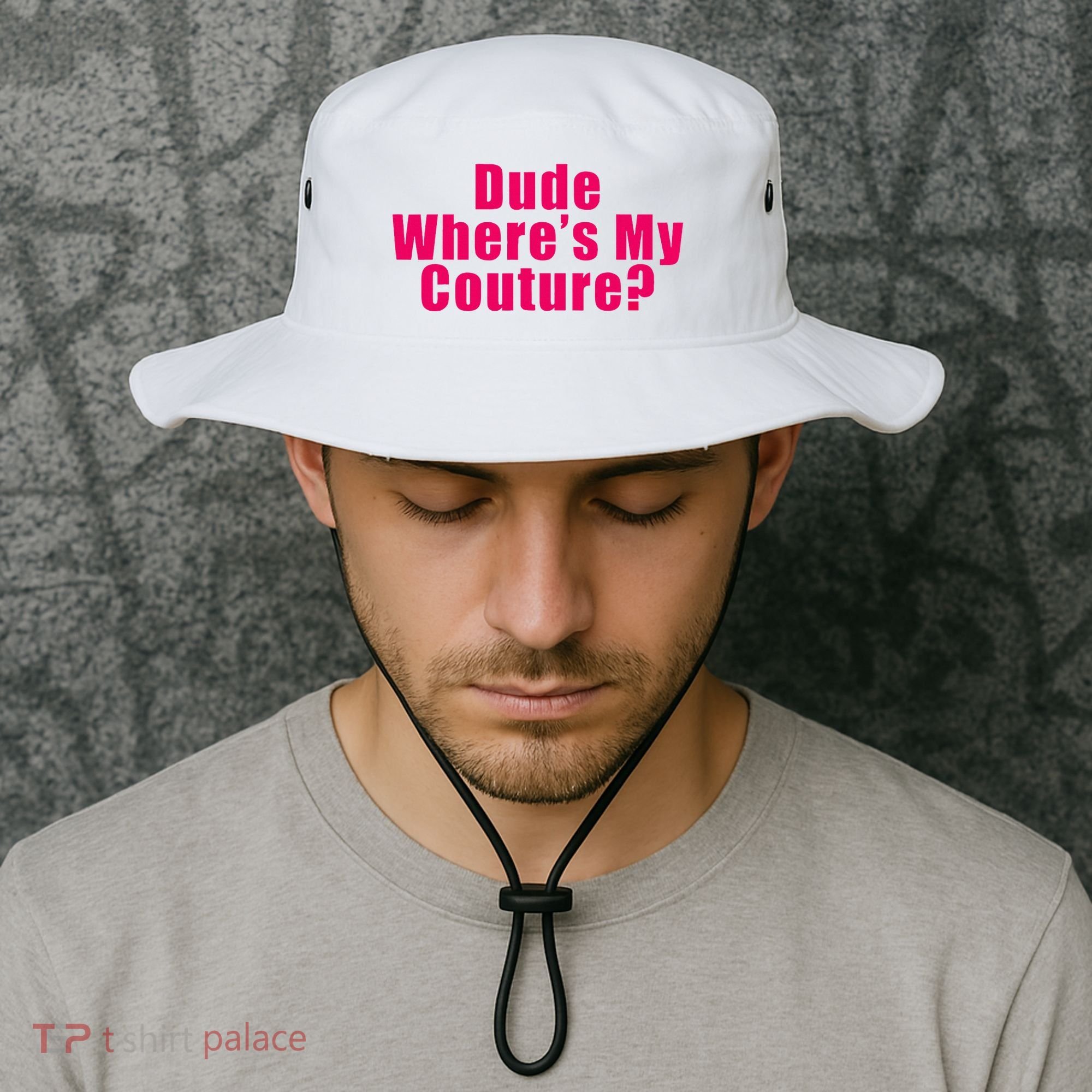Dude WhereS My Couture Sarcastic Bucket Hat