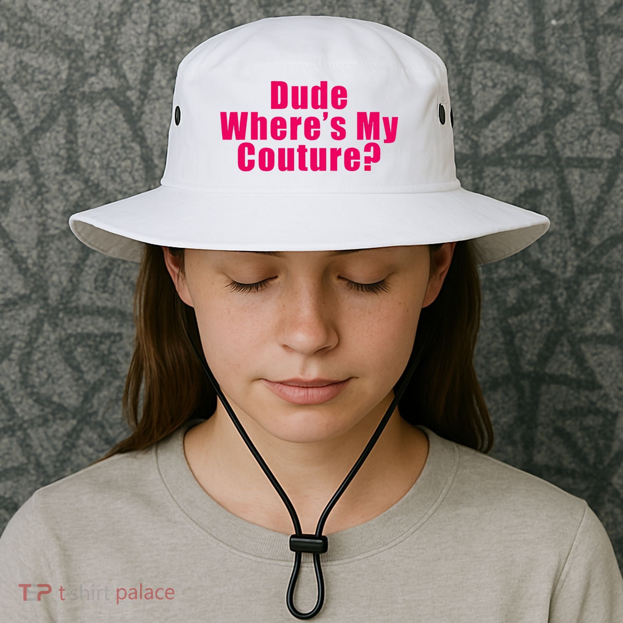 Dude WhereS My Couture Sarcastic Bucket Hat