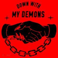 Down With My Demons Santa Hat thumb 1