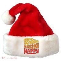 Do What Makes You Happy Positive Quote Santa Hat thumb 0