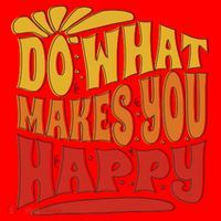 Do What Makes You Happy Positive Quote Santa Hat thumb 1