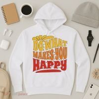 Do What Makes You Happy Positive Quote Hoodie thumb 3