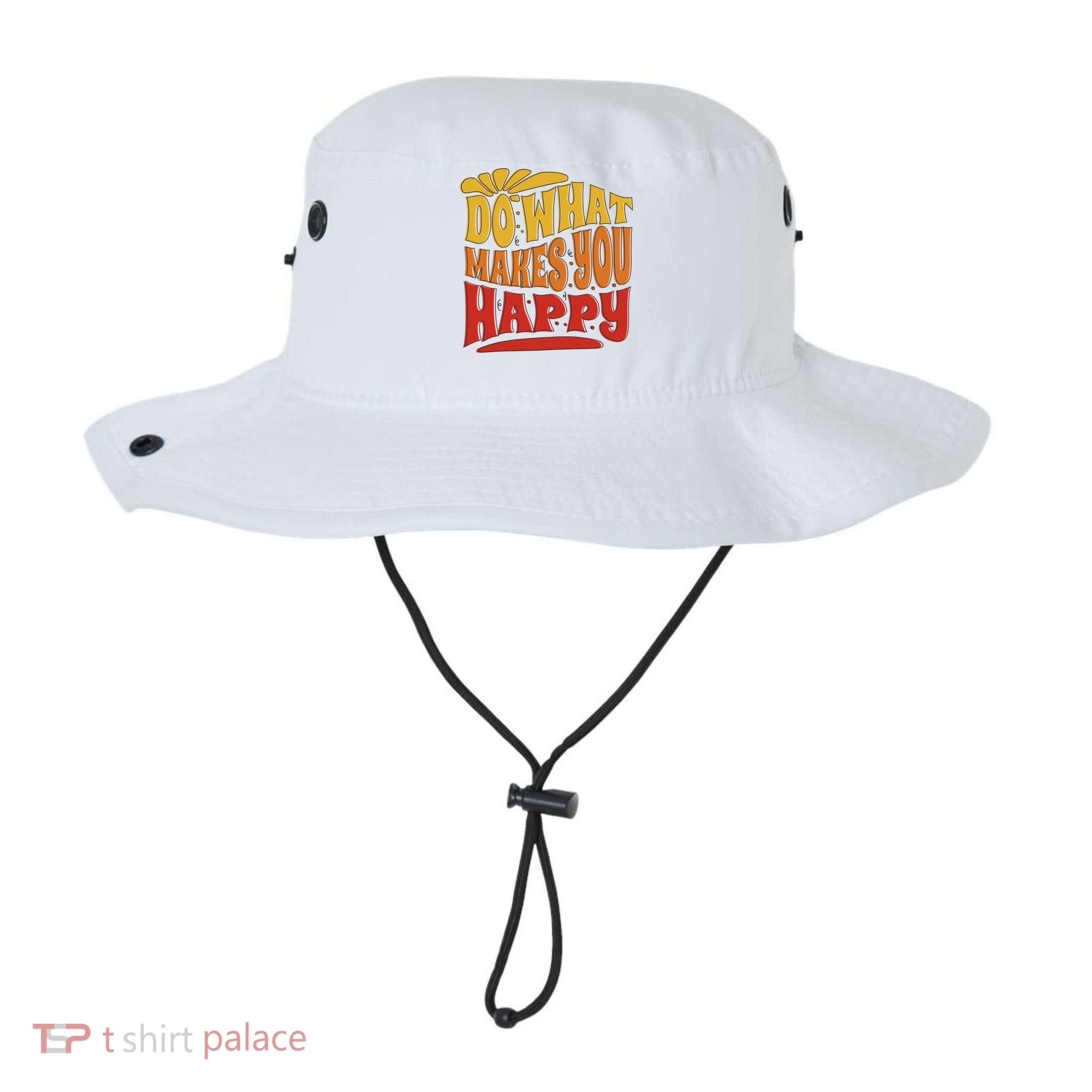 Do What Makes You Happy Positive Quote Bucket Hat