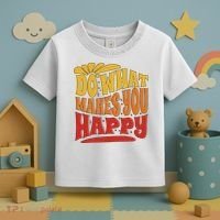 Do What Makes You Happy Positive Quote Toddler T-Shirt thumb 3