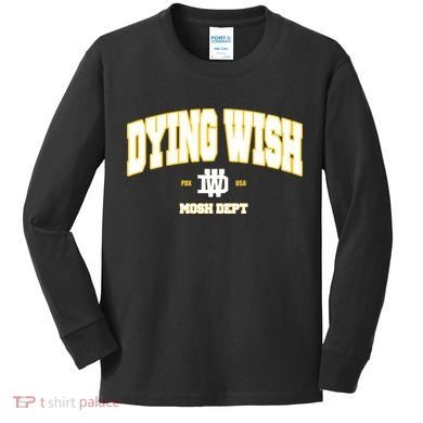 Dying Wish Mosh Dept Kids Long Sleeve Shirt