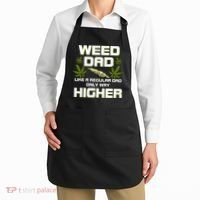 Dad Weed Marijuana Funny 420 Cannabis Gift Fathers Day Apron thumb 2