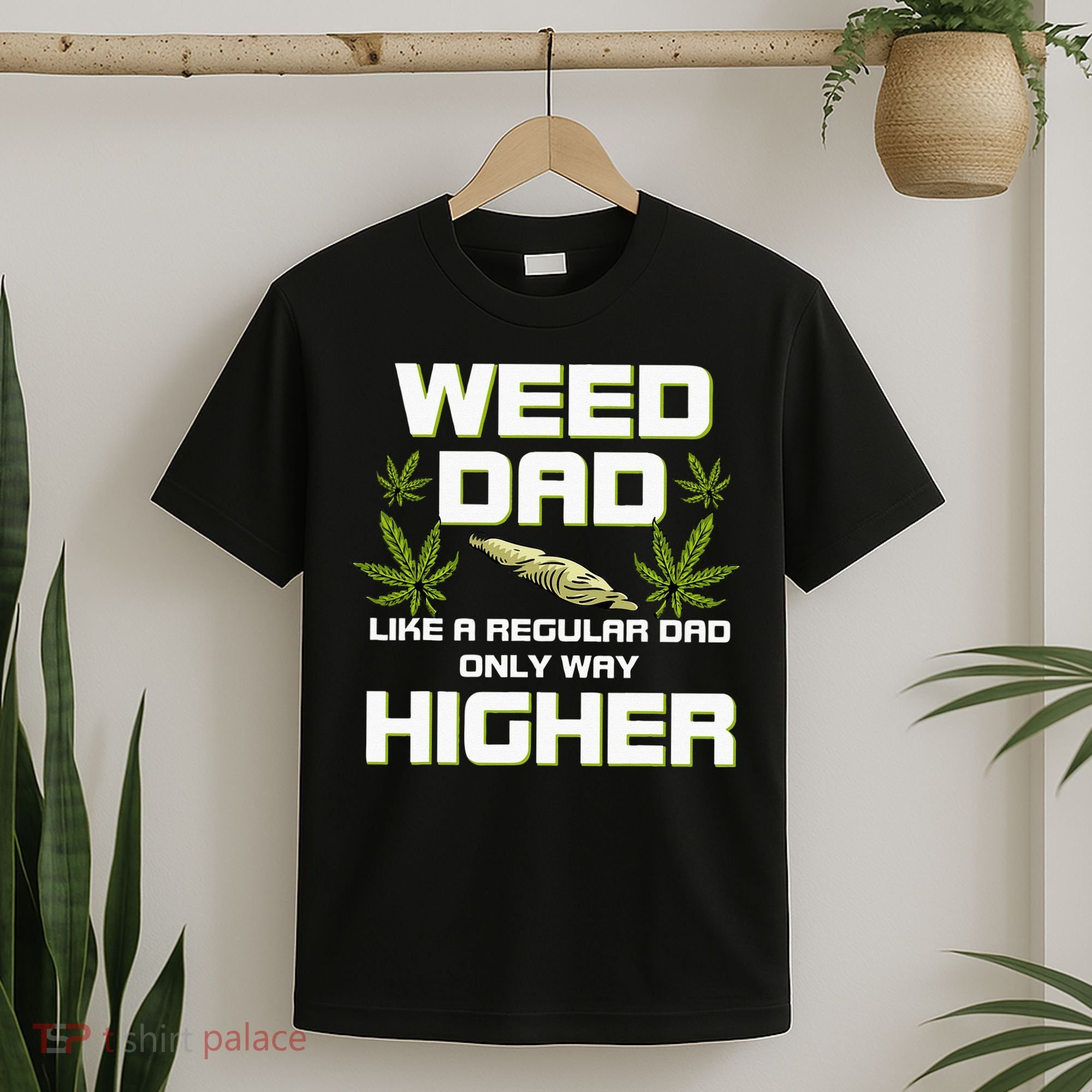 Dad Weed Marijuana Funny 420 Cannabis Gift Fathers Day T-Shirt