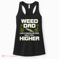 Dad Weed Marijuana Funny 420 Cannabis Gift Fathers Day Women's Tank Top thumb 0