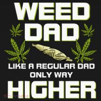 Dad Weed Marijuana Funny 420 Cannabis Gift Fathers Day Women's Tank Top thumb 5