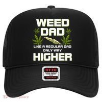 Dad Weed Marijuana Funny 420 Cannabis Gift Fathers Day Hat thumb 0