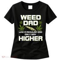 Dad Weed Marijuana Funny 420 Cannabis Gift Fathers Day Women's T-Shirt thumb 0