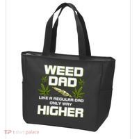 Dad Weed Marijuana Funny 420 Cannabis Gift Fathers Day Tote Bag thumb 3