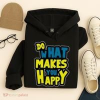 Do What Makes You Happy Postive Quote Hoodie thumb 4