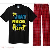 Do What Makes You Happy Postive Quote Pajama Set thumb 0