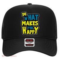 Do What Makes You Happy Postive Quote Hat thumb 0