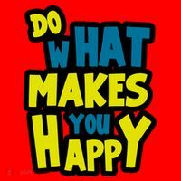 Do What Makes You Happy Postive Quote Santa Hat thumb 1