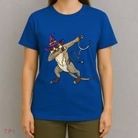 Dabbing Witch Meerkat Nurse Vintage Gift T-Shirt thumb 4