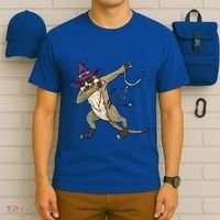 Dabbing Witch Meerkat Nurse Vintage Gift T-Shirt thumb 6