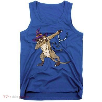 Dabbing Witch Meerkat Nurse Vintage Gift Tank Top