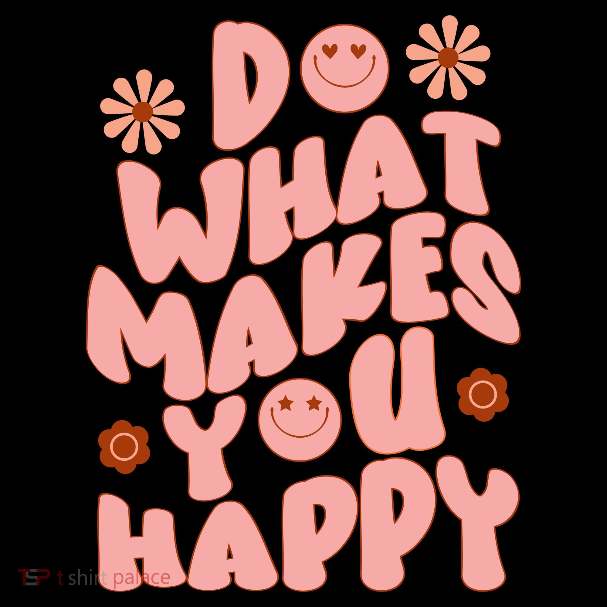Do What Makes You Happy Hippie Retro Smile Coffee Mug