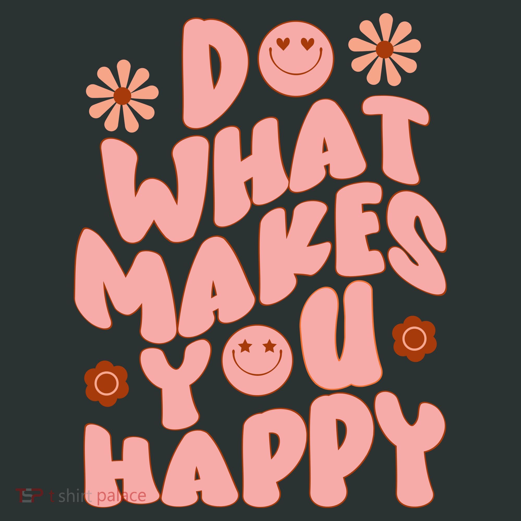 Do What Makes You Happy Hippie Retro Smile Baby Bodysuit