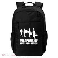 Drumline Weapons Of Mass Percussion Funny Drum Line Band Backpack thumb 0